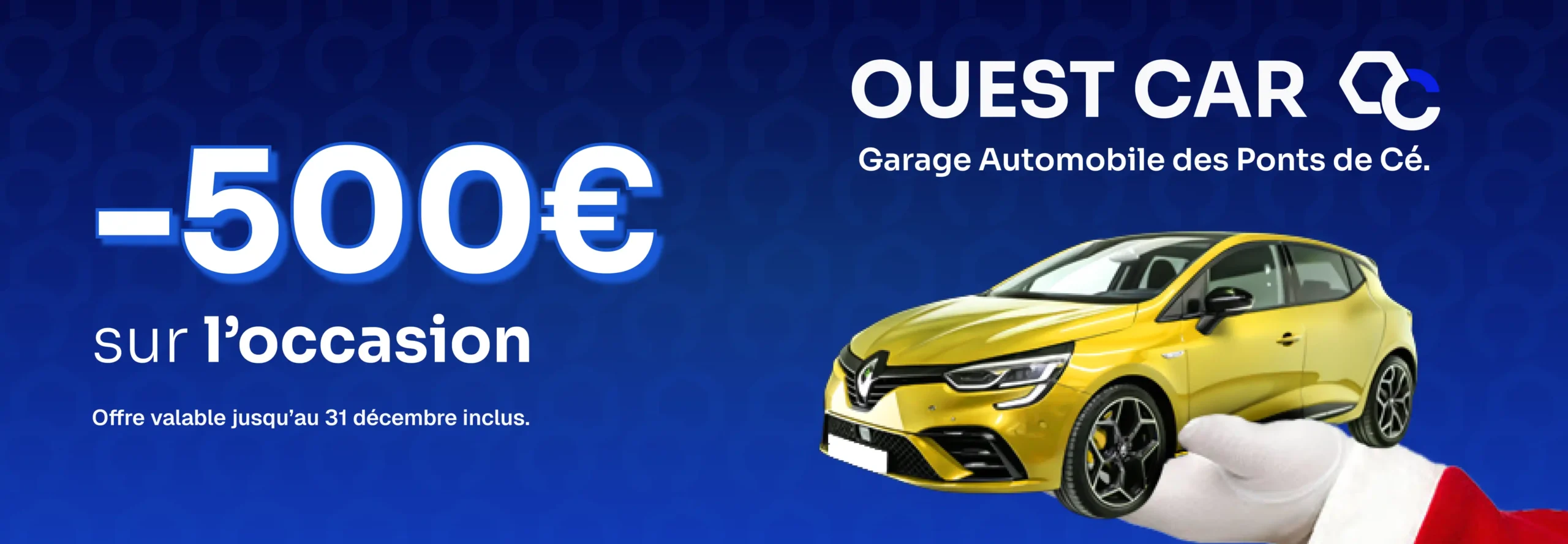 Offre -500€ sur les véhicules d'occasion